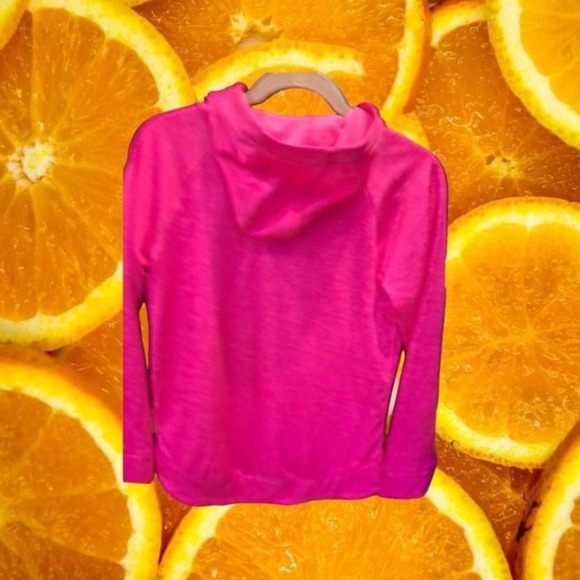 ADIDAS Pink Hoodie with Cowl Neck Size XL - Picture 4 of 5